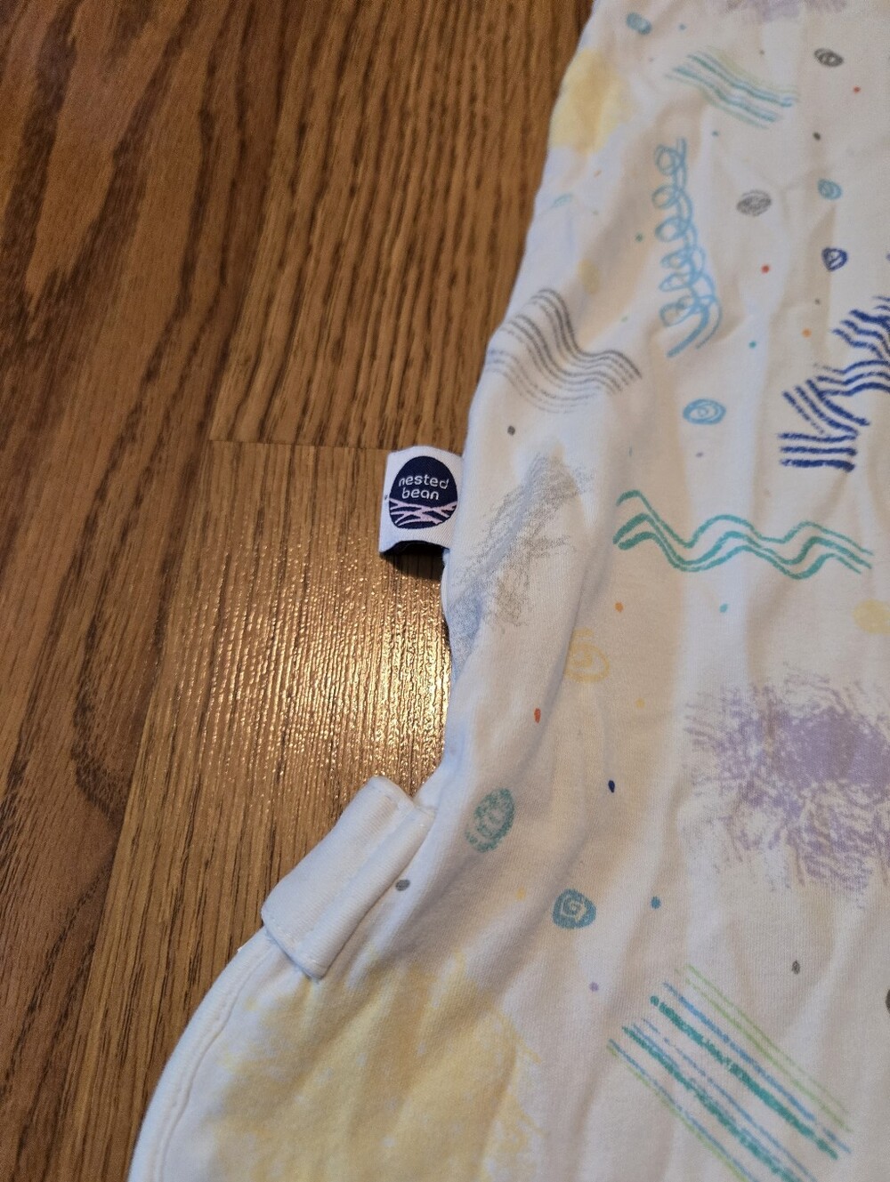 Nested Bean Zen Classic Sleep Sack Paint Splatter Colorful Baby 6-15 Months M - Picture 2 of 12